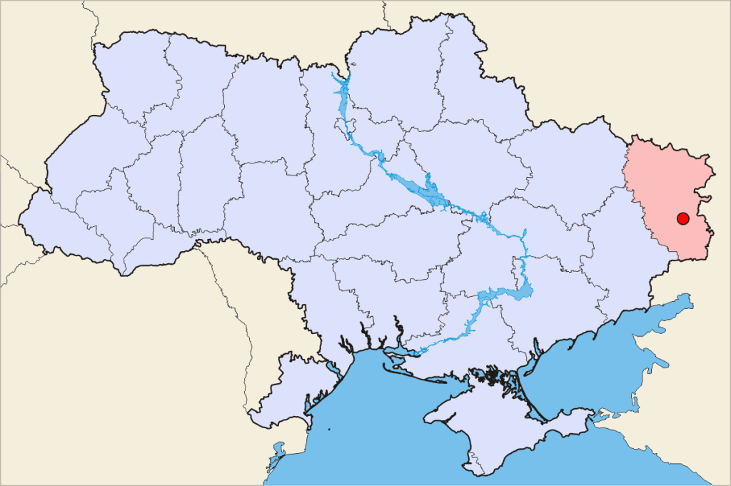 Luhansk-Ukraine-map