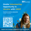 Communications Associate - UNDP